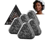 Shampoing Solide Polygonum Multiflorum - Shampoing Solide Triangulaire Aux Herbes, Soin Capillaire Naturel Au Ginseng Et à La Biotine, Fortifie Et Apporte De La Brillance Hommes Et Femmes (5 PCS)