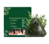 Shampoing solide revitalisant pour le cuir chevelu, formule douce et hydratante aux plantes, shampoing solide anti-chute, contient des acides aminés de romarin, fortifie les cheveux fins, convient aux