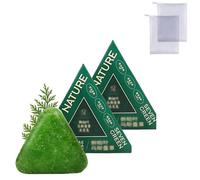 Shampoing solide, shampoing solide naturel - contrôle du sébum et antipelliculaire, savon naturel - convient aux cuirs chevelus gras et aux pellicules - petit et portable, sans produits chimiques