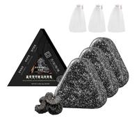 Shampoing solide Triangle Naturel, Savon shampoing au Ganoderma Polygonum Multiflorum Noir, Soin capillaire artisanal aux plantes, Nettoie et fortifie les cheveux en douceur (3PCS)