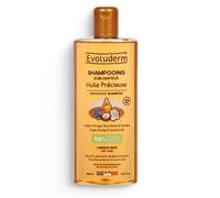 EVOLUDERM - Shampoing Sublimateur Huile Précieuse - 400 ml - 96% d'Origine Naturelle - Végan - Fabrication Française