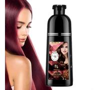 Shampoing Teinture Capillaire - Shampoing Mousse Riche Longue Durée, 450ml Teinture Capillaire | Soin nettoyant et revitalisant en profondeur pour des cheveux doux, brillants et lisses, un éclat