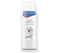 Trixie Shampooing pour chiens à poil clair – Intensifie la couleur – Nourrissant – 250 ml