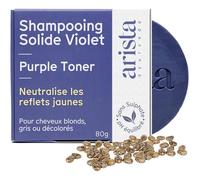 Shampoing violet solide - EDILIQ - Déjaunisseur cheveux blonds - Huile de ricin - Poudre d'Amla - Sans sulfate