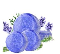 Shampoo Cheveux Savon,Shampooing Solide, Usage Quotidien Cheveux Normaux,Extraits de Lavande,99% D'ingrédients D'origine Naturelle (3PCS)