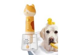 Shampoo Dispenser - Soap Dispenser | Rechargeable Dog Shampoo Sprayer with Brush for Dog and Cat Bathing Puppy Grooming Shower Gel Foamer Soap Sprayer for Pet Deep Cleaning