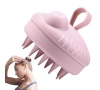 Shampoo Scalp Brush, Silicone Hair Brush for Wet and Dry Hairs, Scalp Care, Refillable Soft Bristles for Thick, Curly Hairs