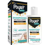 Shampoo - Shampooing Parfum Abricot - Traitement Anti-Poux Et Lentes - Agit En 2 Applications De 15 Minutes (1) - Traitement Du Cuir Chevelu - Flacon De 100 Ml[Z22]