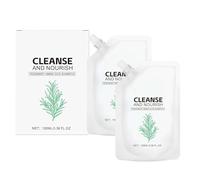 Shampooing à cheveux lisse et brillant rafraîchissant, nourrissant et hydratant, shampooing au romarin pour la croissance des cheveux, contrôle grasse, shampooing pour les poils endommagés (2PCS)