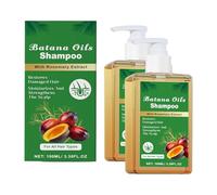 Shampooing à huile Qguojie Batana avec extrait de romarin - Traitement de perte de cheveux naturels, répare les frisottis et les cheveux endommagés pour les plus épais et plus forts (2)