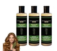 Shampooing à la kératine hydrolysé au romarin - Shampooing pour la croissance des cheveux - Produits pour épaissir les cheveux clairsemés - Shampooing volume et fortifiant - Pour homme et femme - 3
