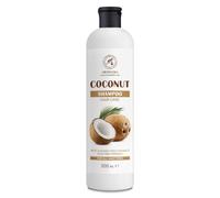 Shampooing à la noix de coco 500 ml à l'huile de noix de coco 100 % naturelle pour la croissance et le volume des cheveux - Hydratation - Extraits de thé vert japonais, groseille indienne et romarin