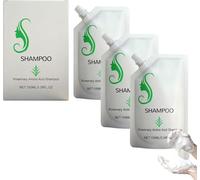 Shampooing à l'acide aminé au romarin 100 ml - Formule douce, hydratante et fortifiante à l'huile de romarin et à l'extrait d'aloe vera - Convient également aux cheveux colorés (3 pièces)