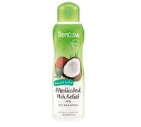 Shampooing anti-démangeaisons - TropiClean - Avoine & Tea Tree - Soulage démangeaisons & peau sèche - 355 ml