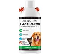 Shampooing Antipuces 100% Naturel | Citronnelle | Le Meilleur Traitement pour Chiens & Chats | Formule Efficace & sans Danger | Tue et Combat Les Puces Tiques & Poux