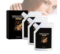 Shampooing Au Ginseng Et Au Polygonum Multiflorum Pour Hommes Et Femmes, Shampooing Hydratant RéGulateur De SéBum à La Racine De Ginseng, Nettoie En Profondeur Le Cuir Chevelu Et Les Cheveux (3 PCS)