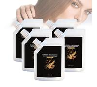 Shampooing Au Ginseng Et Au Polygonum Multiflorum Pour Hommes Et Femmes, Shampooing Hydratant RéGulateur De SéBum à La Racine De Ginseng, Nettoie En Profondeur Le Cuir Chevelu Et Les Cheveux (5 PCS)