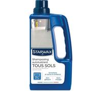 Shampooing Autolustrant Pour Sols Intérieurs - Nettoie Et Ravive La Brillance - 2 en 1 - Sans Rinçage - Non Glissant - 1L