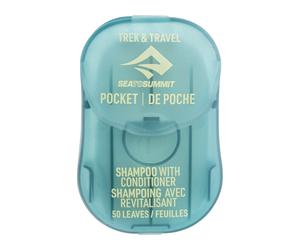 Shampooing avec après-shampooing en feuilles Trek & Travel Shampoo with Conditioner - 50 feuilles Sea To Summit