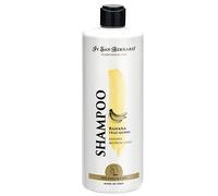 Shampooing banane pour chats et chiens - 500 ml - Aide à normaliser l’élasticité des cheveux Plus de douceur et de brillance Idéal pour poils moyens IV San Bernard