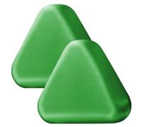 Shampooing bar 2pcs Nature triangle USMAN GRASS SOAT VERT SOAP CALMING ET RENFORME LES CHEVEUX POUR LES FEMMES ET HOMMES