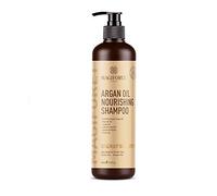 Shampooing bio à l'huile d'argan marocaine - MagiForet Shampooing Hydratant, sans sulfate - doux et lisse, doux sur cheveux bouclés et colorés, pour hommes et femmes, 500 ml