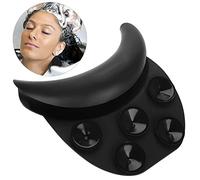 Shampooing Bowl Coussin d'aspiration de cou,Salon Spa Silicone Shampooing Bol Gripper Lavage des cheveux Évier Coussin de repos de cou,Repose-nuque en silicone, repose,tête en silicone pour shampooing