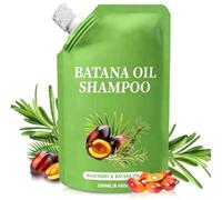 Shampooing capillaire, shampooing pour la croissance des cheveux à l'huile de Batana et à l'extrait de romarin, lissant pour le cuir chevelu et les soins quotidiens