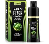 Shampooing Cheveux Noirs - Teinture Capillaire Instantanément Noire, Shampooing Cheveux Noni Essence, Conditionneur Réparateur De La Force Capillaire, Couverture Grise, 250 Ml[Z2295]