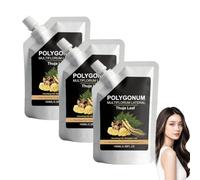 Shampooing clarifiant au ginseng et au polygonum multiflorum, nettoyant et hydratant en profondeur pour le cuir chevelu et les cheveux, pour des cheveux plus denses et plus souples (3 PCS)