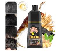 Shampooing Colorant | Action Antiblanchiment Instantanée | Shampooing Anti-Grisonnement Hydratant 500ml pour Couverture des Cheveux Blancs et Nutrition Intensive