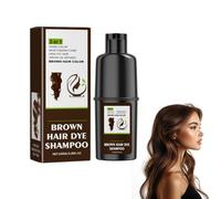 Shampooing Colorant Capillaire Naturel Teinture Brun Châtain, Hair Dye Shampoo, Protège les Fibres & Préserve l'Éclat, Hydratation Profonde, Adapté aux Colorations Foncées & Clair