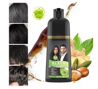 Shampooing Colorant Capillaire pour Femmes - Couverture Instantanée des Cheveux Blancs - Shampooing Hydratant 500 ml Hommes Femmes Camouflage des Blancs Neutralisation des Reflets Cuivrés Cheveux Bouc