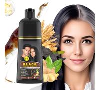 Shampooing Colorant Capillaire,Protection Nourrissante du Cuir Chevelu | Shampooing Anti-Grisonnement Hydratant 500ml pour Couverture des Cheveux Blancs et Nutrition Intensive