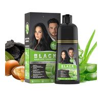 Shampooing Colorant Capillaire | Protection Nourrissante du Cuir Chevelu | Shampooing Anti-Grisonnement Hydratant 500ml pour Couverture des Cheveux Blancs et Nutrition Intensive