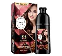 Shampooing colorant instantané pour cheveux - Mousse riche - 450 ml - Soin durable, nettoyant en profondeur et nourrissant pour cheveux doux, brillants, lisses et doux