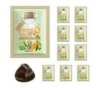 Shampooing Colorant | Mousse Colorante Instantanée Pour Cheveux,10 Pièces Mousse Naturelle aux pour Soin Capillaire et Colorant, Shampooing Teinture - Pour