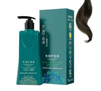 Shampooing Colorant Pour Cheveux - 210mL Conditionneur Doux À Base De Longue Durée - Colorant Capillaire Naturel en Shampooing | Pour Hommes Femmes Adultes Amis Mère Petite Amie Débutant Salon À Domic