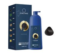 Shampooing Colorant pour Cheveux Brun Foncé | 2024 Nouveau Shampooing Colorant pour Cheveux Brun Foncé | 500 Ml Teinture Capillaire Instantanée | Shampoing Colorant Naturel Aux pour Femmes