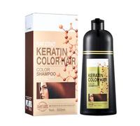 Shampooing colorant pour cheveux - Shampooing couleur formule 6 en 1 sans agent de blanchiment | Shampoings coulur instantanés | Teinture capillaire de couleur naturelle pour femmes et hommes, couvra