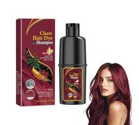Shampooing Colorant Rouge à Formule Éclat Longue Durée, Hair Dye Shampoo, Pigments Végétaux pour Nuances Vibrantes, Actifs Nourrissants pour Cheveux Doux, Enrichi en Extraits Botaniques