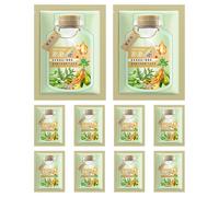 Shampooing Colorant | Shampooing Colorant Instantané Mousse Végétale | 10 Pièces En Mousse À Bulles, Soin Capillaire En Végétale,Pour