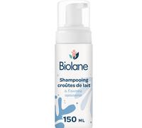 Biolane Shampoing bébé croûtes de lait – Traitement doux, 98% naturel – 150 ml