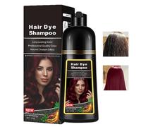 Shampooing De Colorant Capillaire, Shampooing De Couleurs De Cheveux De 500 Ml Pour Couverture De Poils Gris, Shampoo De Couleur Naturelle Durable Pour Hommes Couleurs Des Femmes En 10-15 Minutes