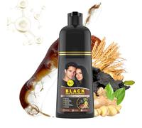 Shampooing de colorant pour les cheveux noirs rapides, shampooing de cheveux anti-gris, traitement des couleurs à action rapide, revitalisation du nettoyant quotidien, formule ée avec hydratatio