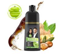 Shampooing de colorant pour les cheveux noirs rapides, shampooing de cheveux anti-gris, traitement des couleurs à action rapide, revitalisation du nettoyant quotidien, formule ée avec hydratatio
