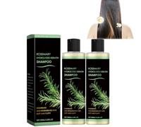 Shampooing de croissance des cheveux bio, shampooing épaississant et renforcement naturel avec kératine hydrolysée pour éclaircir les cheveux et la perte de cheveux (2pcs)