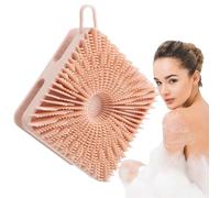 Shampooing de l'épurateur du corps, épurateur de douche en silicone - Épurateur à cheveux en silicone double face | Masseur 2 en 1 du cuir chevelu, loofah exfoliant avec des poils doux, accessoires de