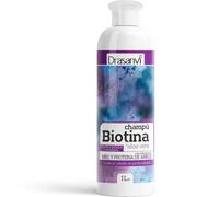 Drasanvi Shampooing Biotine et Aloe Vera pour cheveux teints et sensibles 1 L
