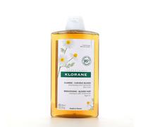Shampooing éclaircissant à la camomille Klorane pour cheveux blonds reflets d...